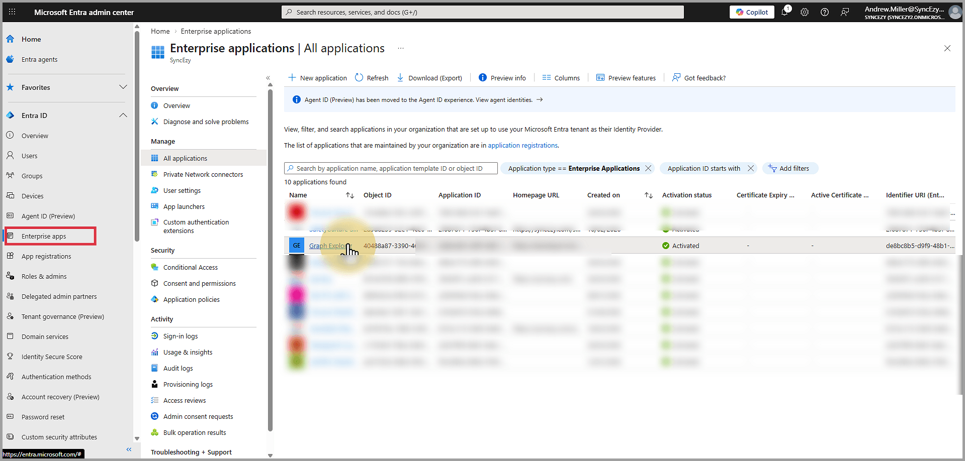 Now the Graph app with full site permissions can be deleted.
